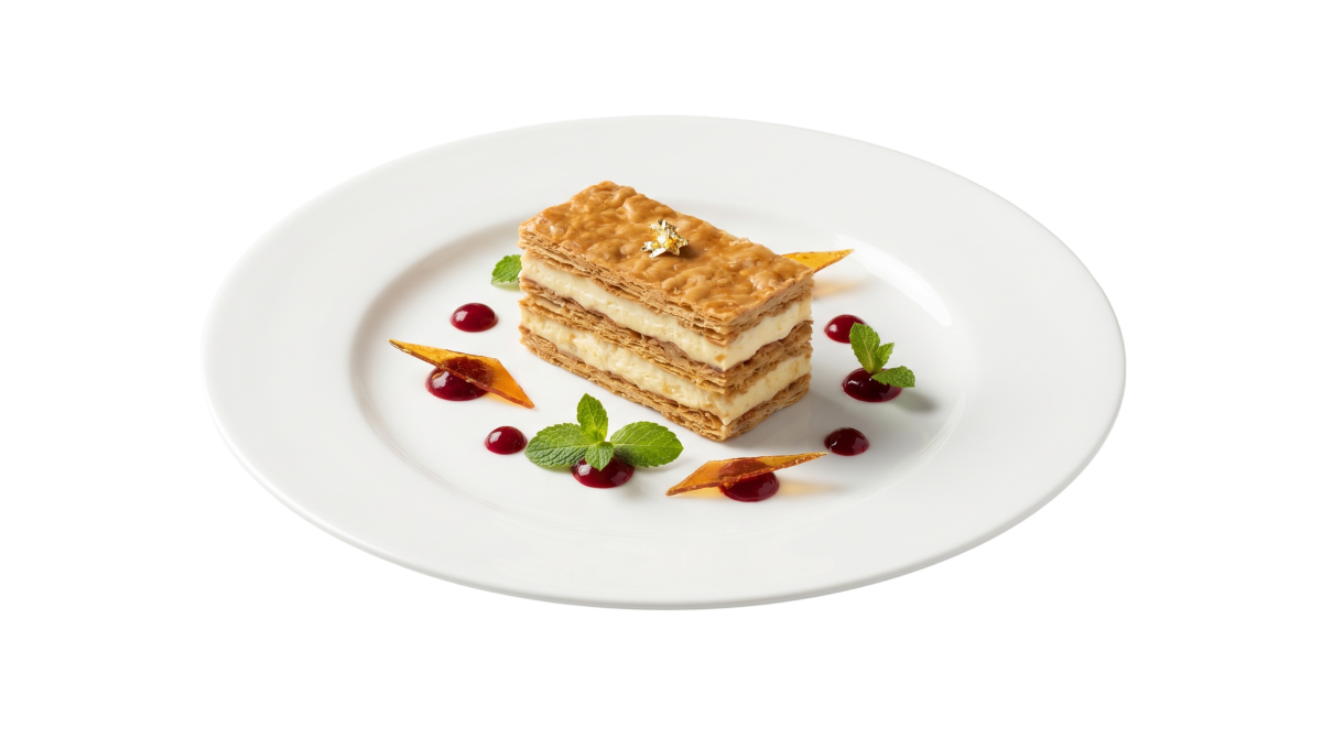 Mille-feuille feuilles d'or