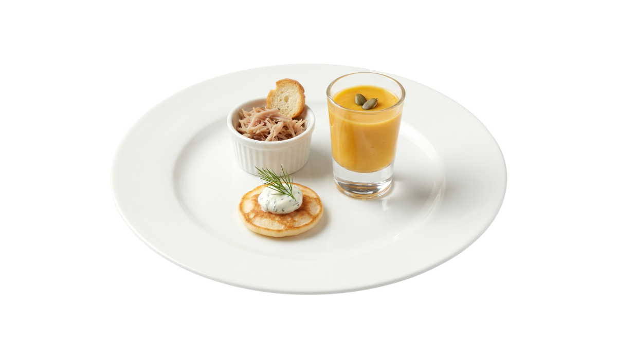 Trio amuse-bouches québécois